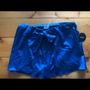 Satin shorts
